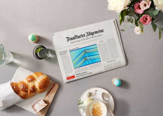 Kampagnenmotiv der Frankfurter Allgemeine Zeitung